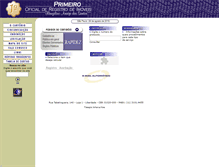 Tablet Screenshot of primeirosp.com.br
